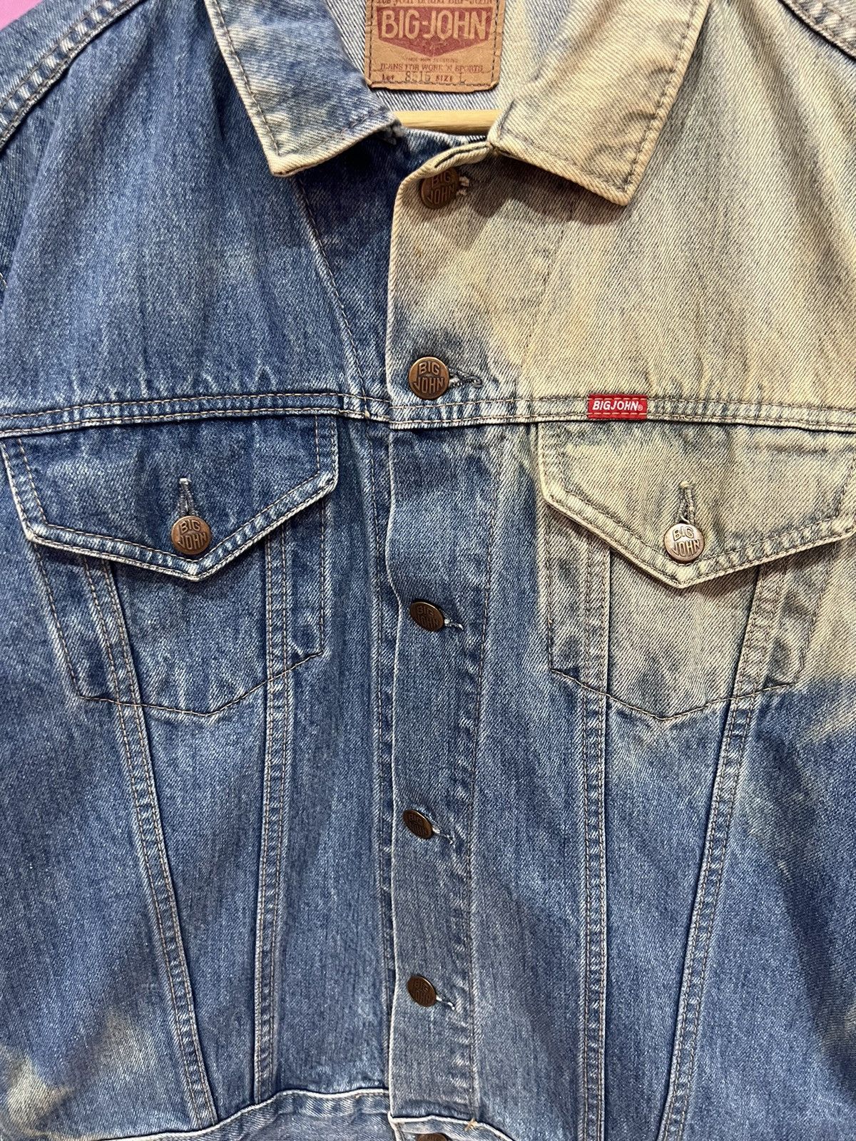 Big John Big John Distressed trucker denim jacket Size US M / EU 48-50 / 2 - 4 Thumbnail