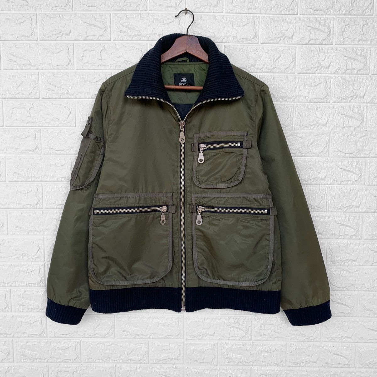 Airwalk Airwalk Thinsulate Utility MultiPocket Zipper Nylon Jacket Size US M / EU 48-50 / 2 - 3 Thumbnail