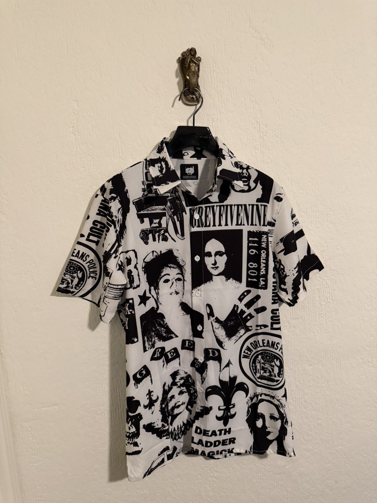 G59 Records G59 Records New Orleans collage button down shirt size M Size US M / EU 48-50 / 2 - 2 Thumbnail