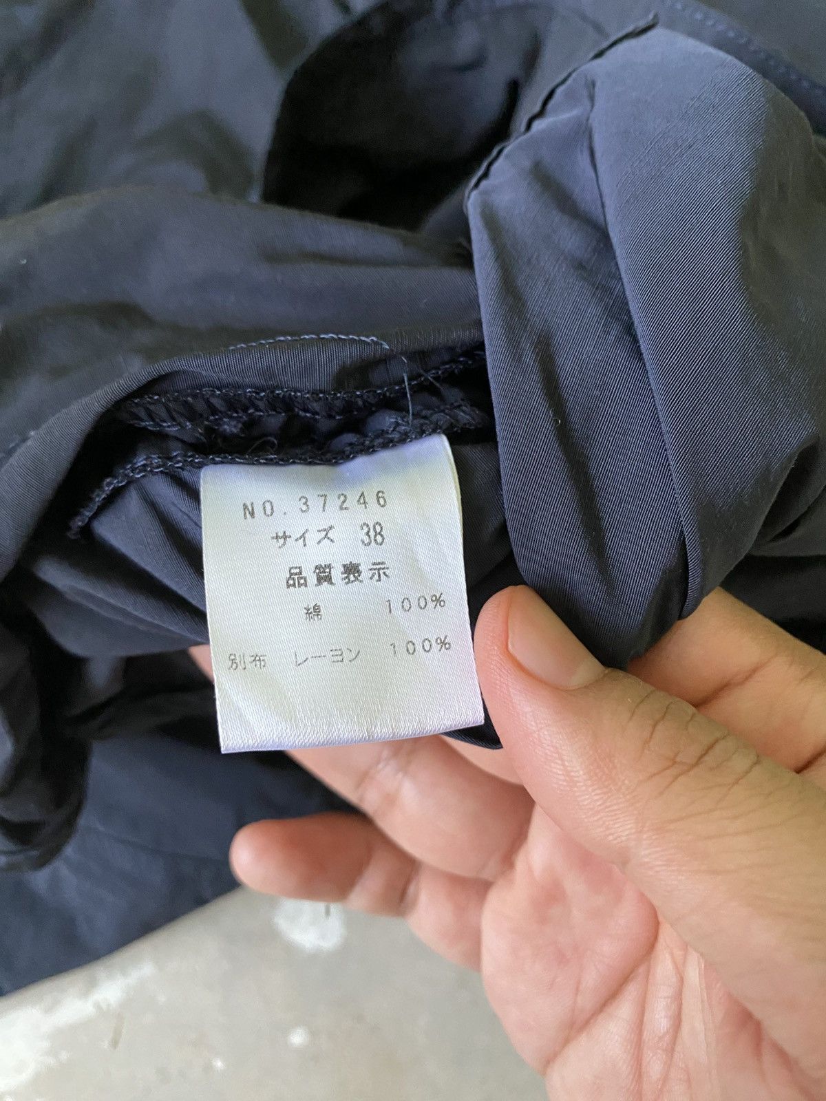 Japanese Brand M-Station Women Archive Tech Poncho Cape Navy Japan Size M / US 6-8 / IT 42-44 - 7 Thumbnail