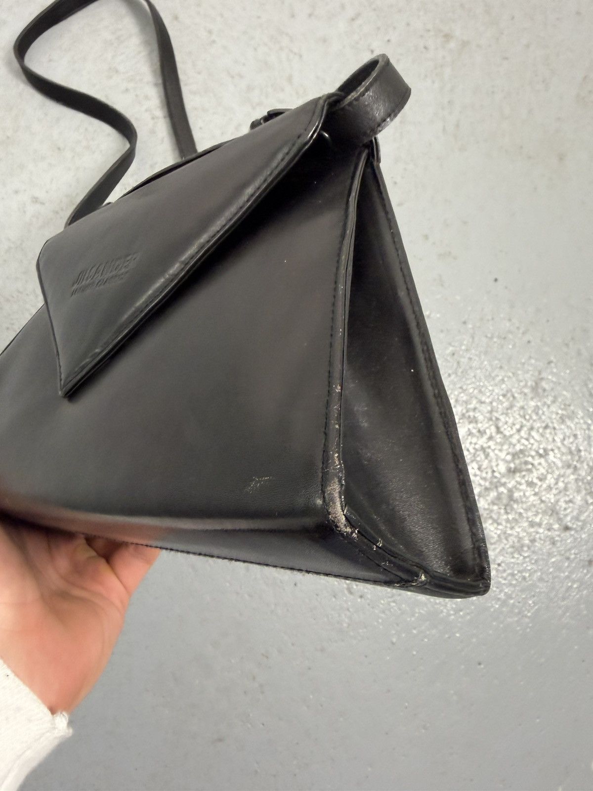 Jil Sander Vintage Jil Sander Leather Classics Rhombus Bag Size ONE SIZE - 9 Thumbnail