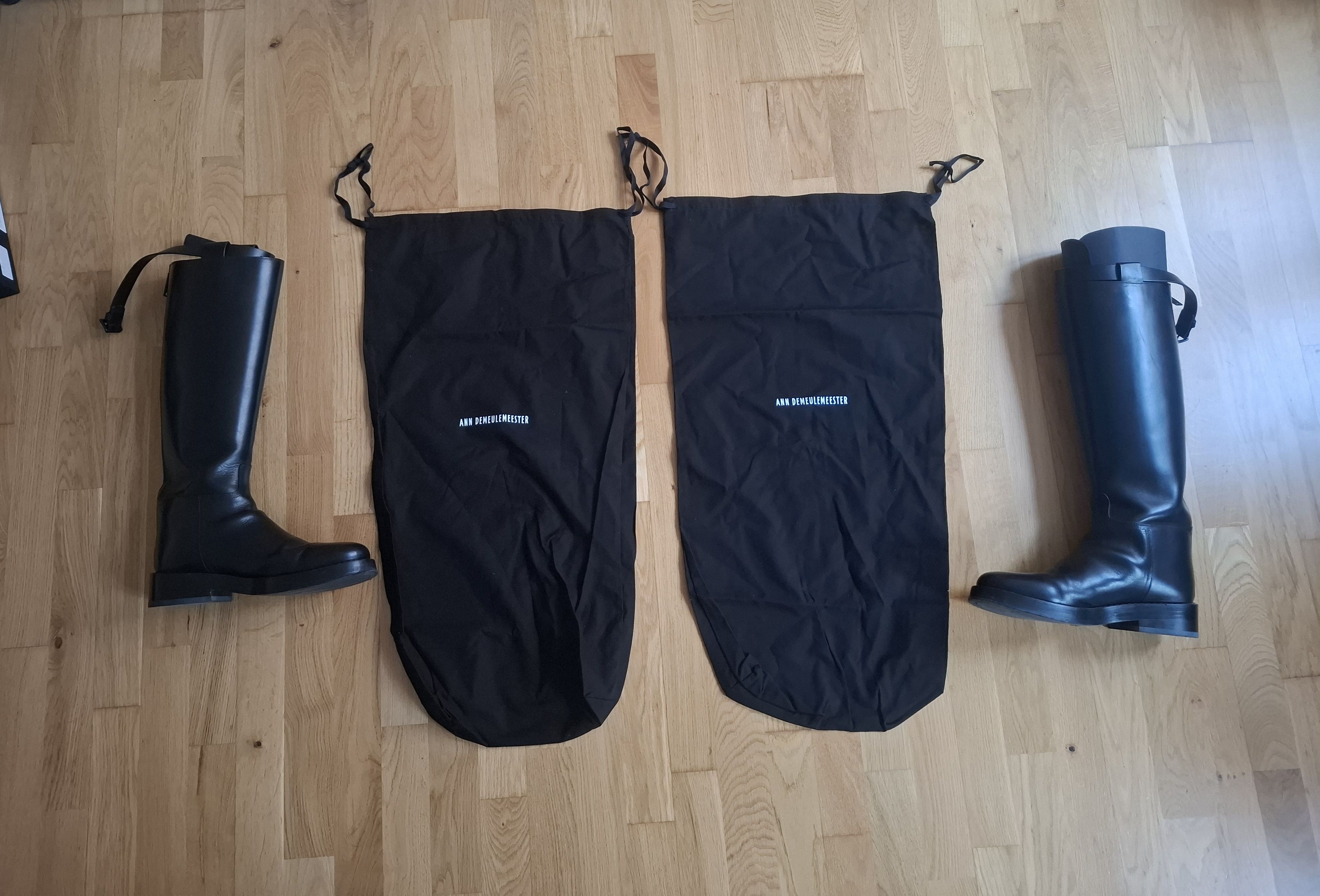 Ann Demeulemeester Black Stan riding boots Size US 8 / EU 41 - 15 Thumbnail