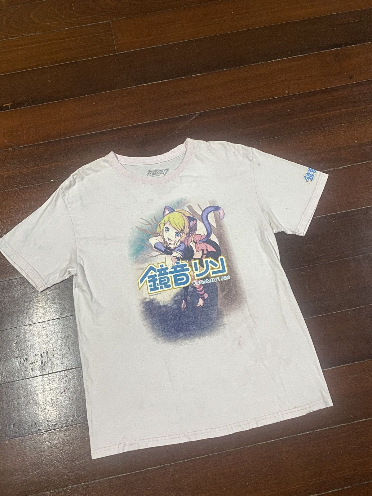 Anime Vintage Hatsune Miku kagamine rin Japan Anime Tee Size US L / EU 52-54 / 3 - 5 Thumbnail