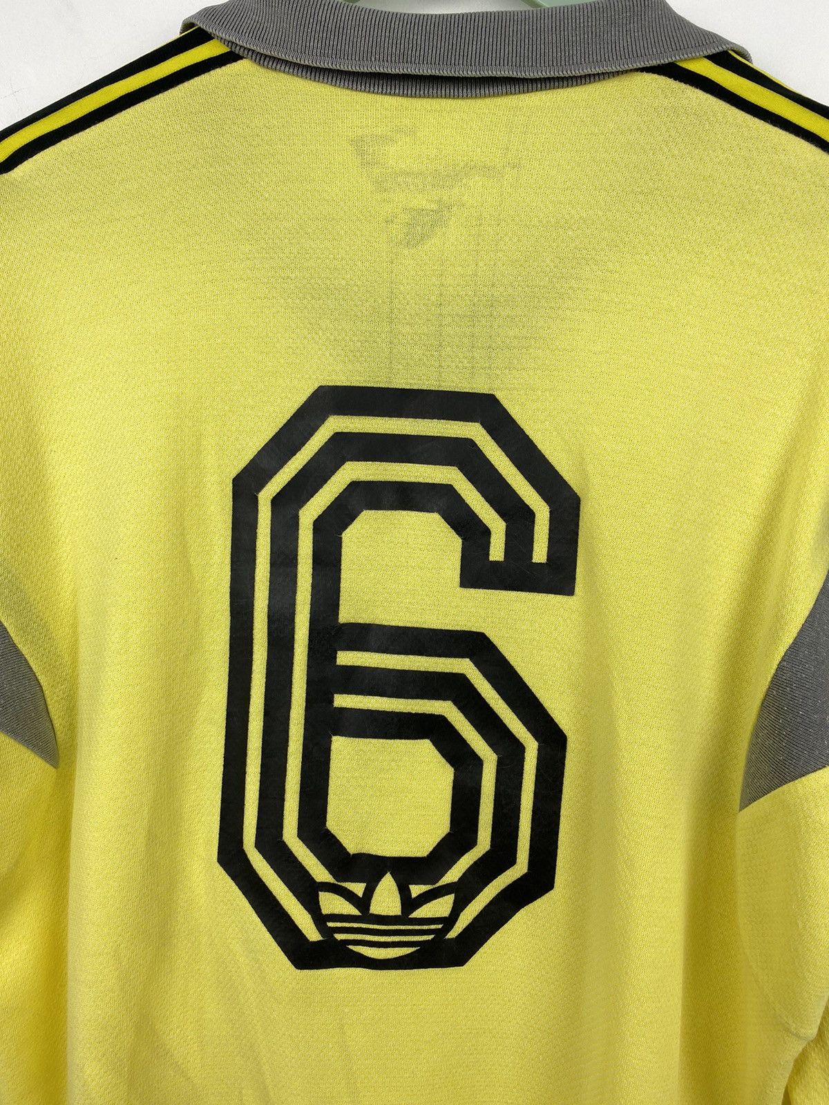 Adidas Vintage Adidas Winterthur #6 1980s Ventex Soccer Jersey Size US L / EU 52-54 / 3 - 10 Thumbnail