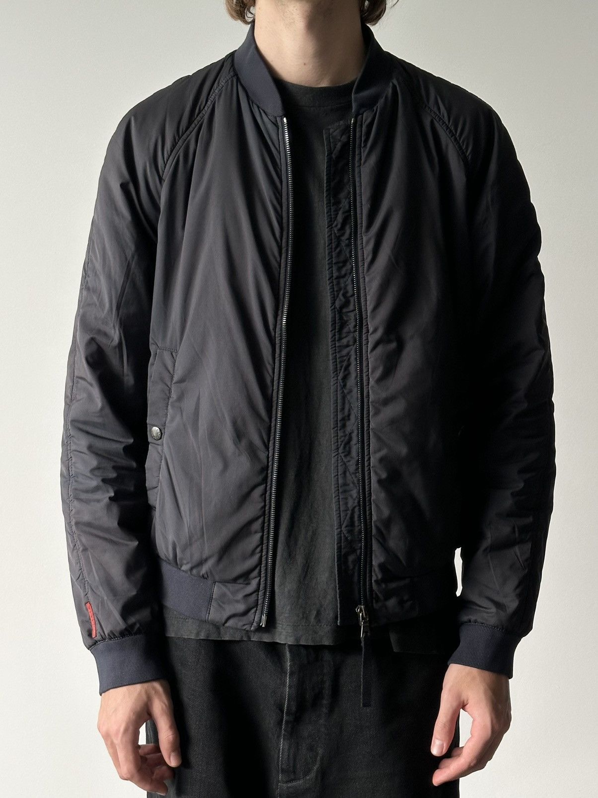 Prada Prada 2000’s Padded Nylon Bomber Size US S / EU 44-46 / 1 - 2 Thumbnail