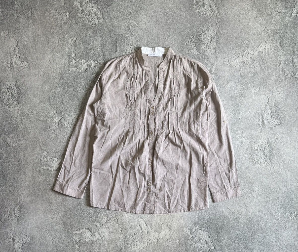 Fabiana Filippi Fabiana Filippi M button up shirt long sleeve blouse casual Size S / US 4 / IT 40 - 5 Thumbnail