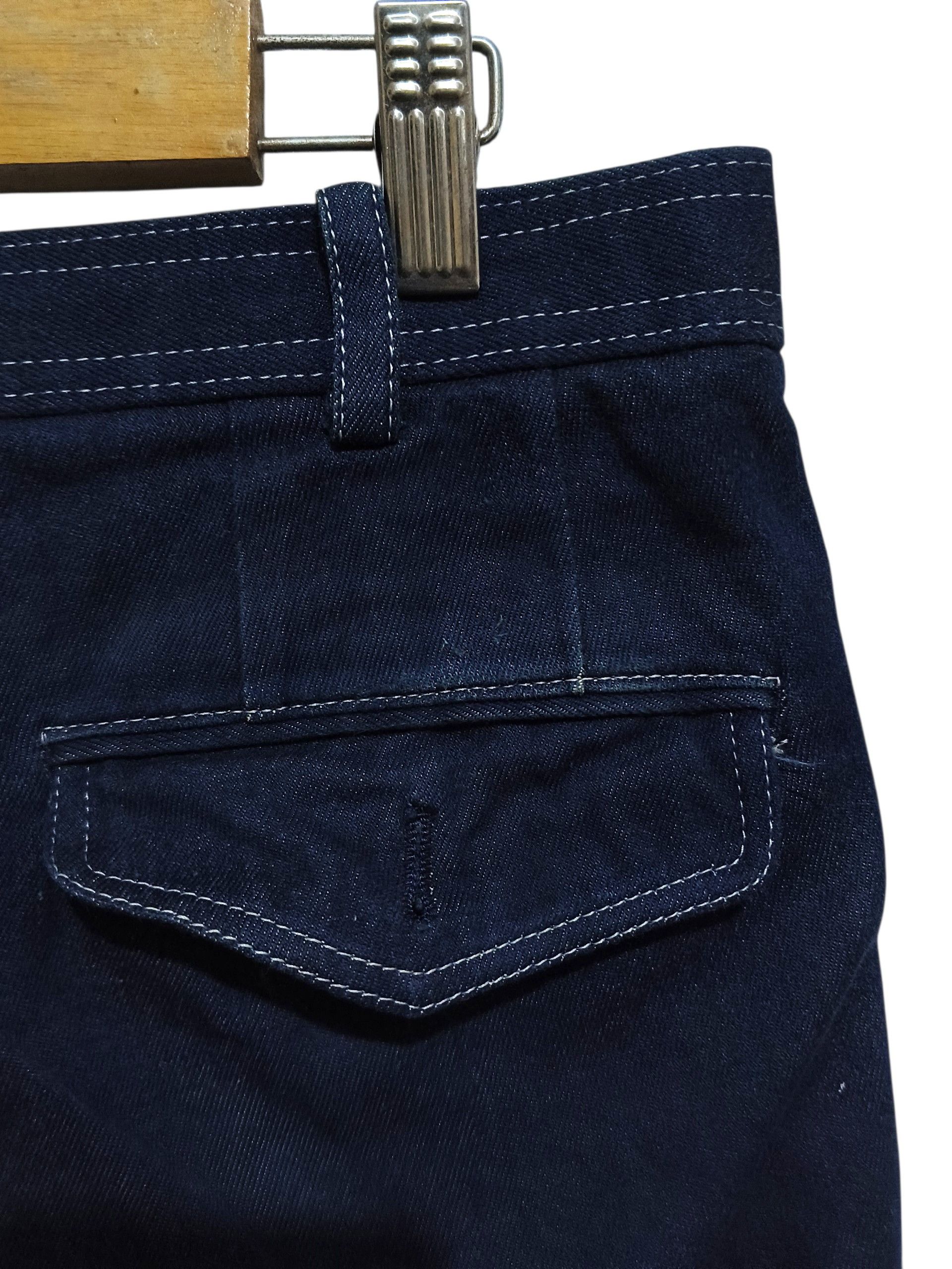 Celine 💥Vintage Celine Monsieur Wide Straight Leg Denim Trousers Size US 30 / EU 46 - 6 Thumbnail