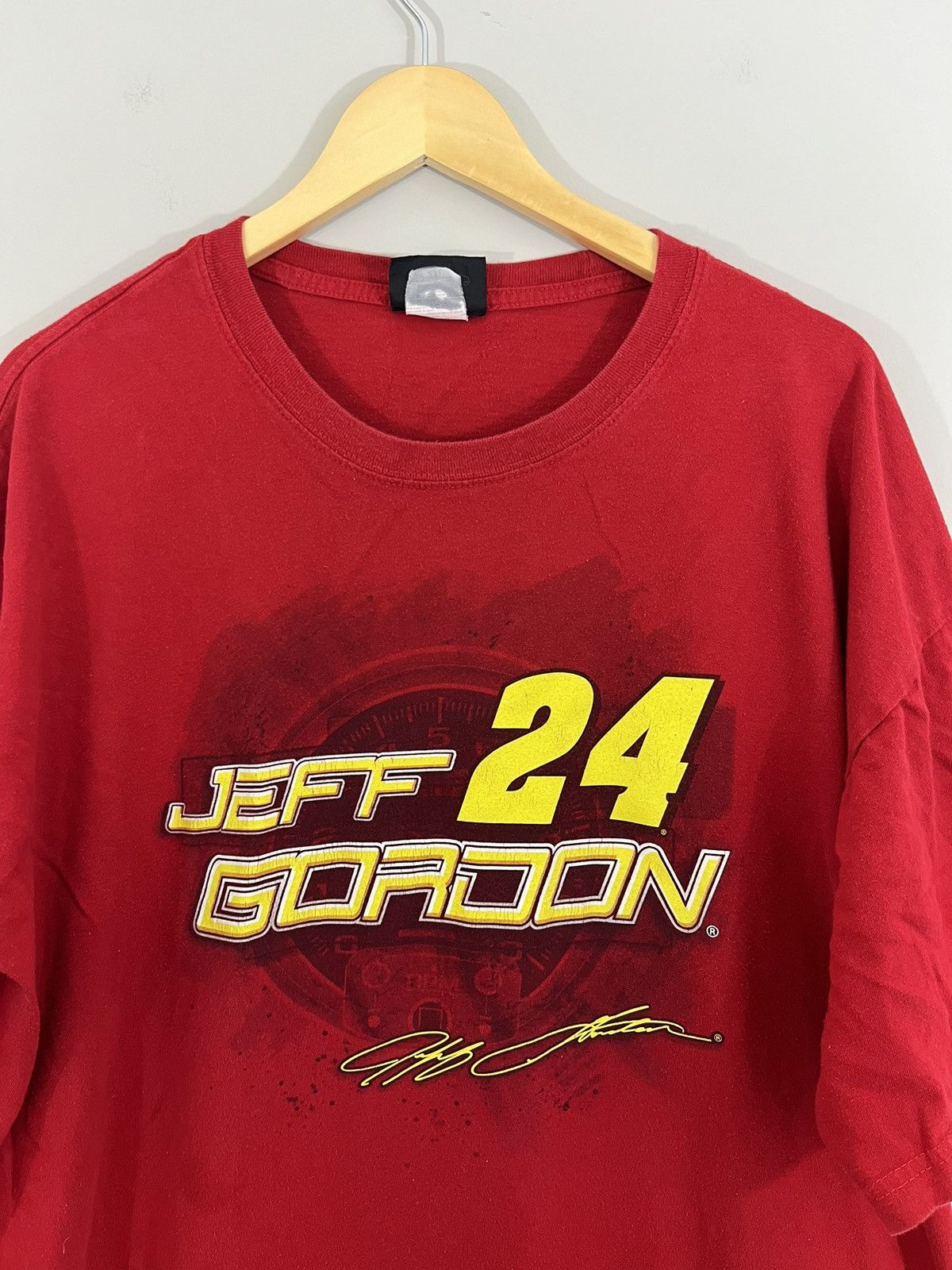 Vintage Oversized NASCAR Jeff Gordon Distressed Racing Tee Size US XXL / EU 58 / 5 - 2 Thumbnail