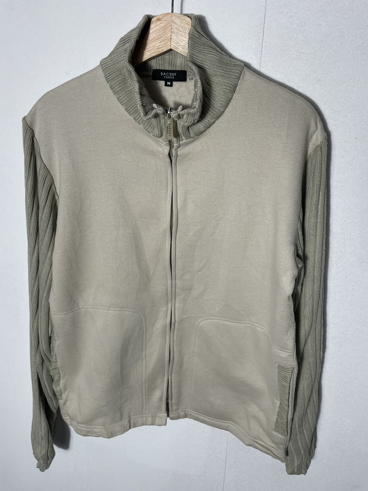 Yohji Yamamoto Vintage Y’S Sacsny Sweater with Zipper Size US M / EU 48-50 / 2 - 3 Thumbnail