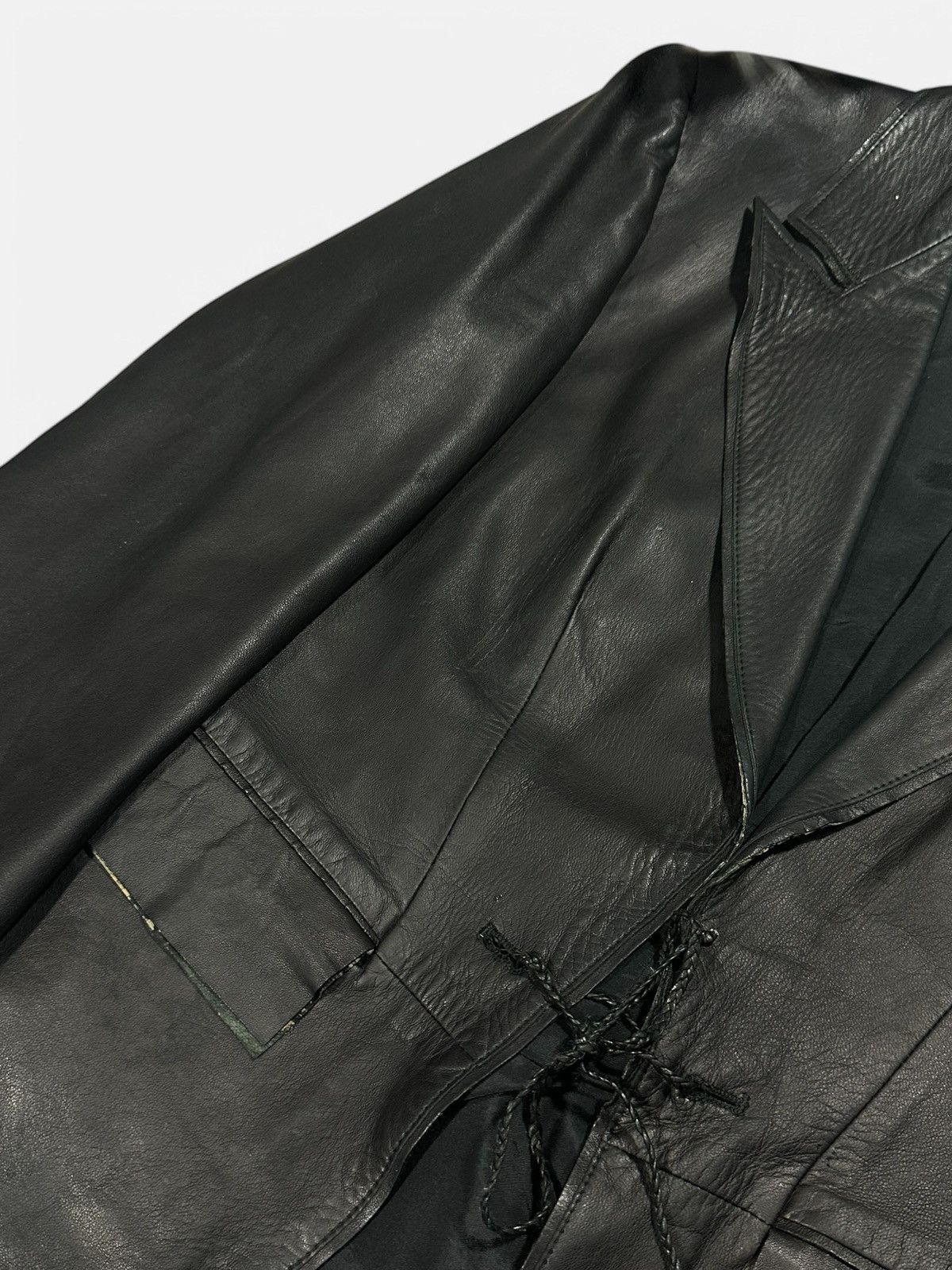 Gucci × Tom Ford Gucci - Tom Ford Leather Blazer Size S / US 4 / IT 40 - 5 Thumbnail
