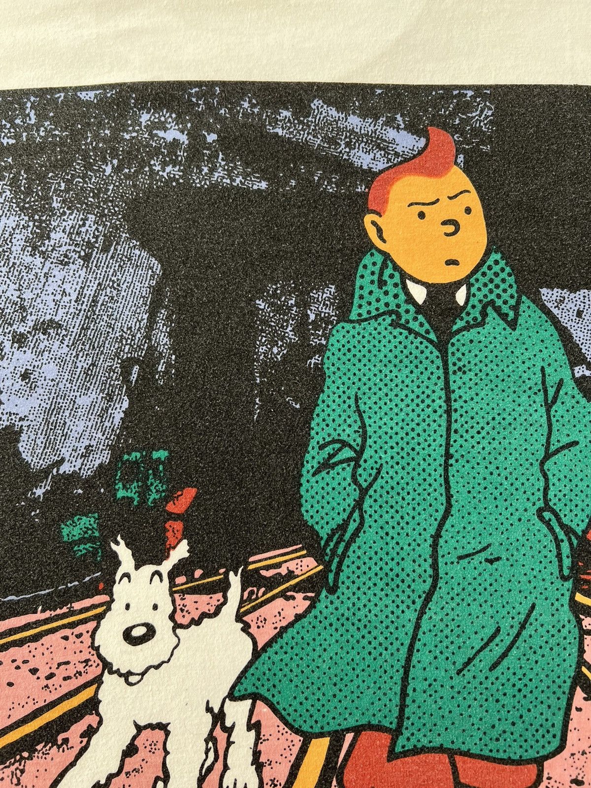 Cartoon Network Vintage 90s TinTin Land of Black Gold Comics Cartoon Tshirt Size US XL / EU 56 / 4 - 12 Thumbnail