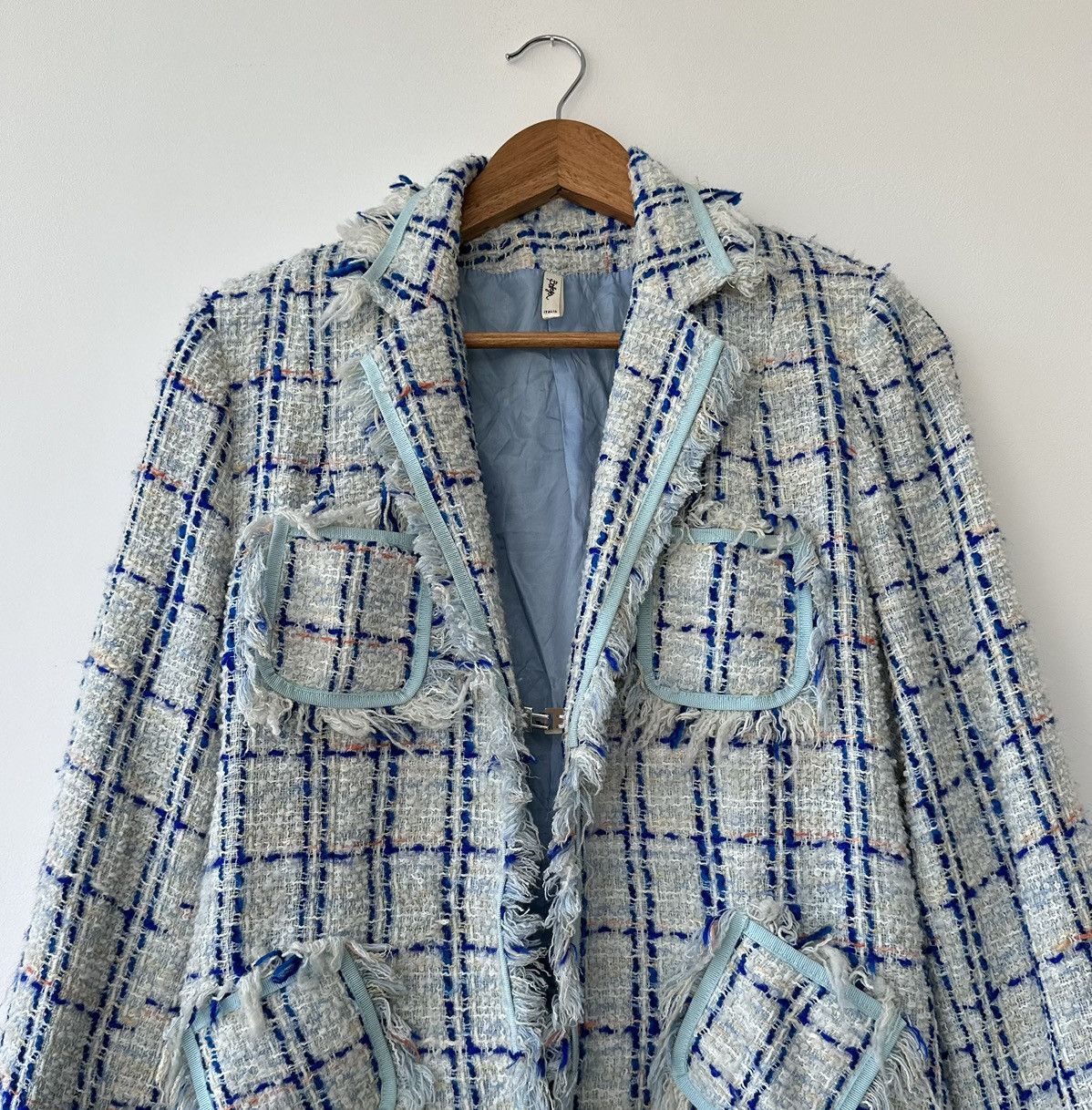 Elisa Cavaletti Bottega Elisa Cavaletti Italy Jacket Blazer Wool Alpaca L Size L / US 10 / IT 46 - 4 Thumbnail