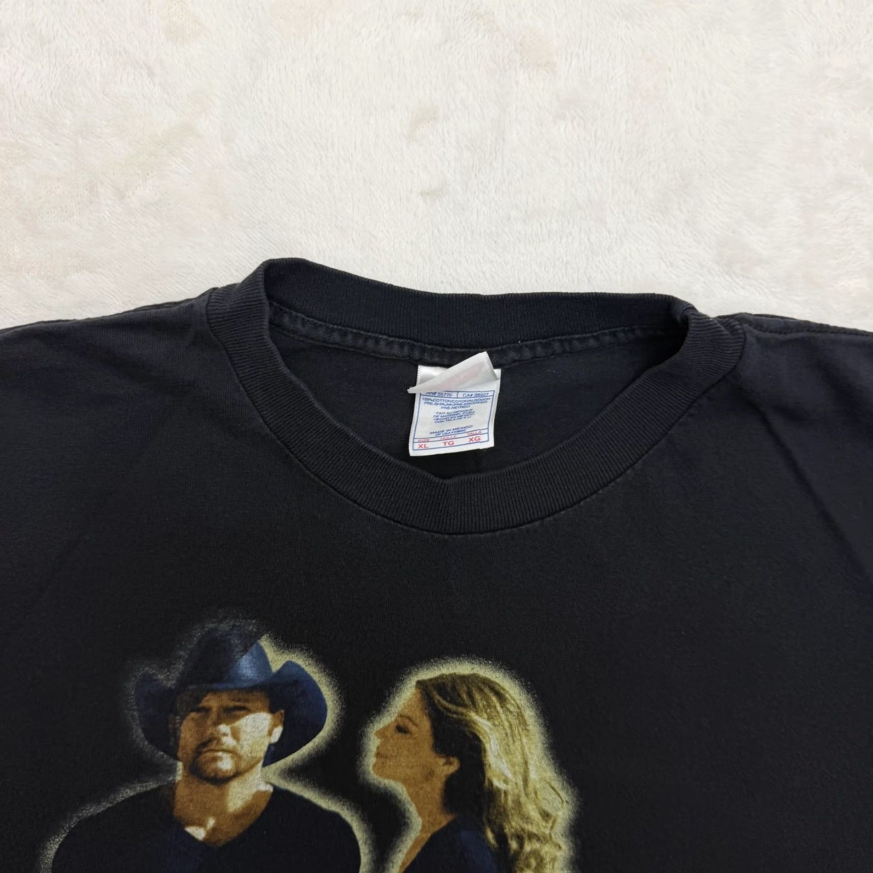 Vintage VINTAGE Tim McGraw Faith Hill Soul2Soul Tour 2007 Shirt Mens XL Black Country Music Tee Size US XL / EU 56 / 4 - 4 Thumbnail
