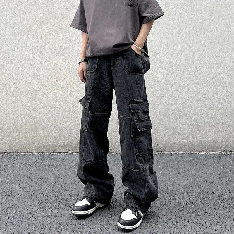 image of Multi Pocket Cargo Pant in Black, Men's (Size 30)