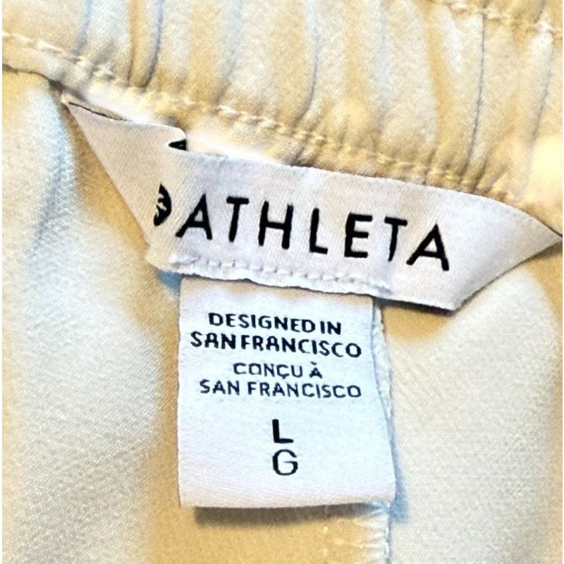 Athleta Athleta Pant Women Large Bone Endeavor High Rise Relaxed Size 34" / US 12 / IT 48 - 7 Thumbnail