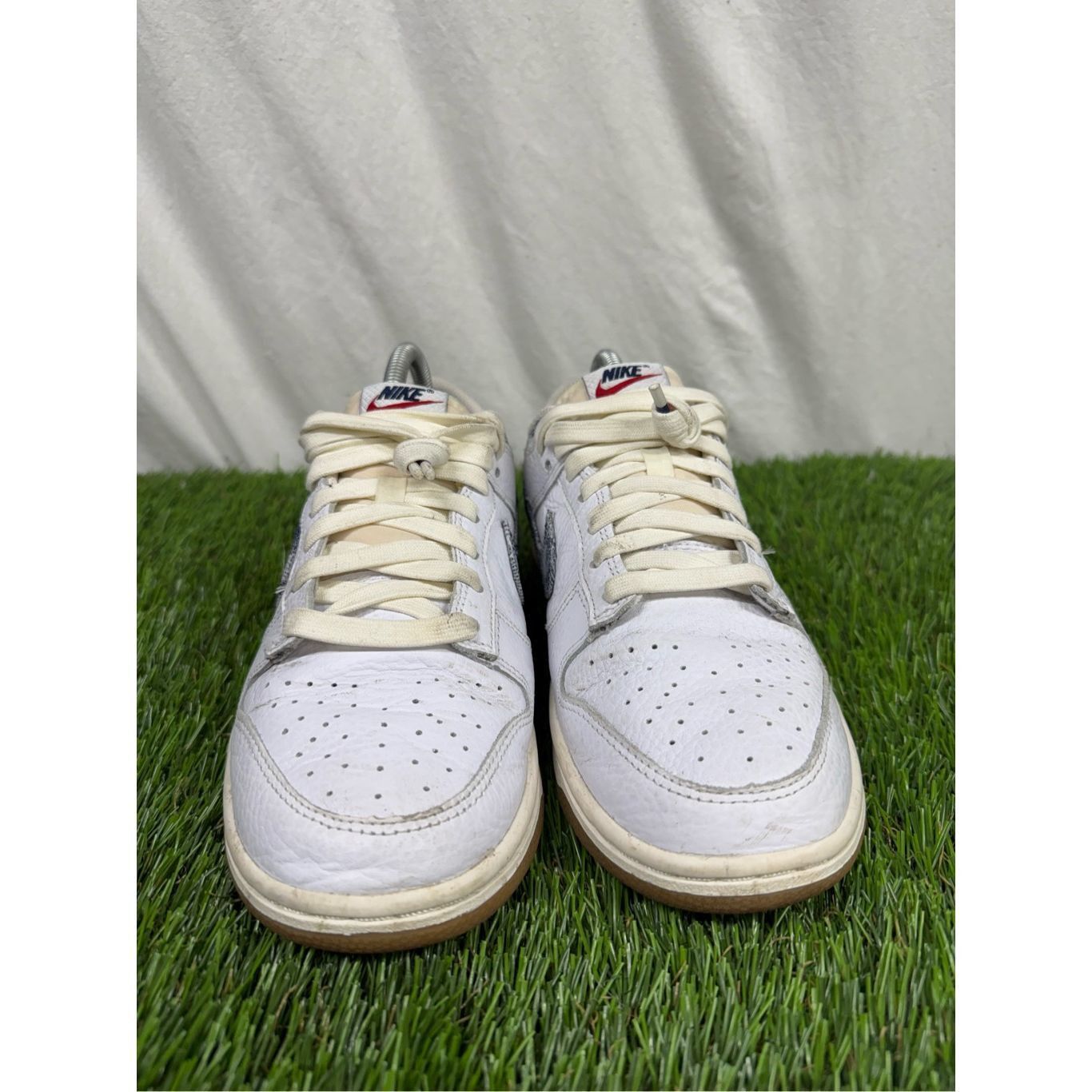 Nike Size 8 - Nike Dunk Low Washed Denim Clean White gum bottom Size US 8 / EU 41 - 2 Thumbnail