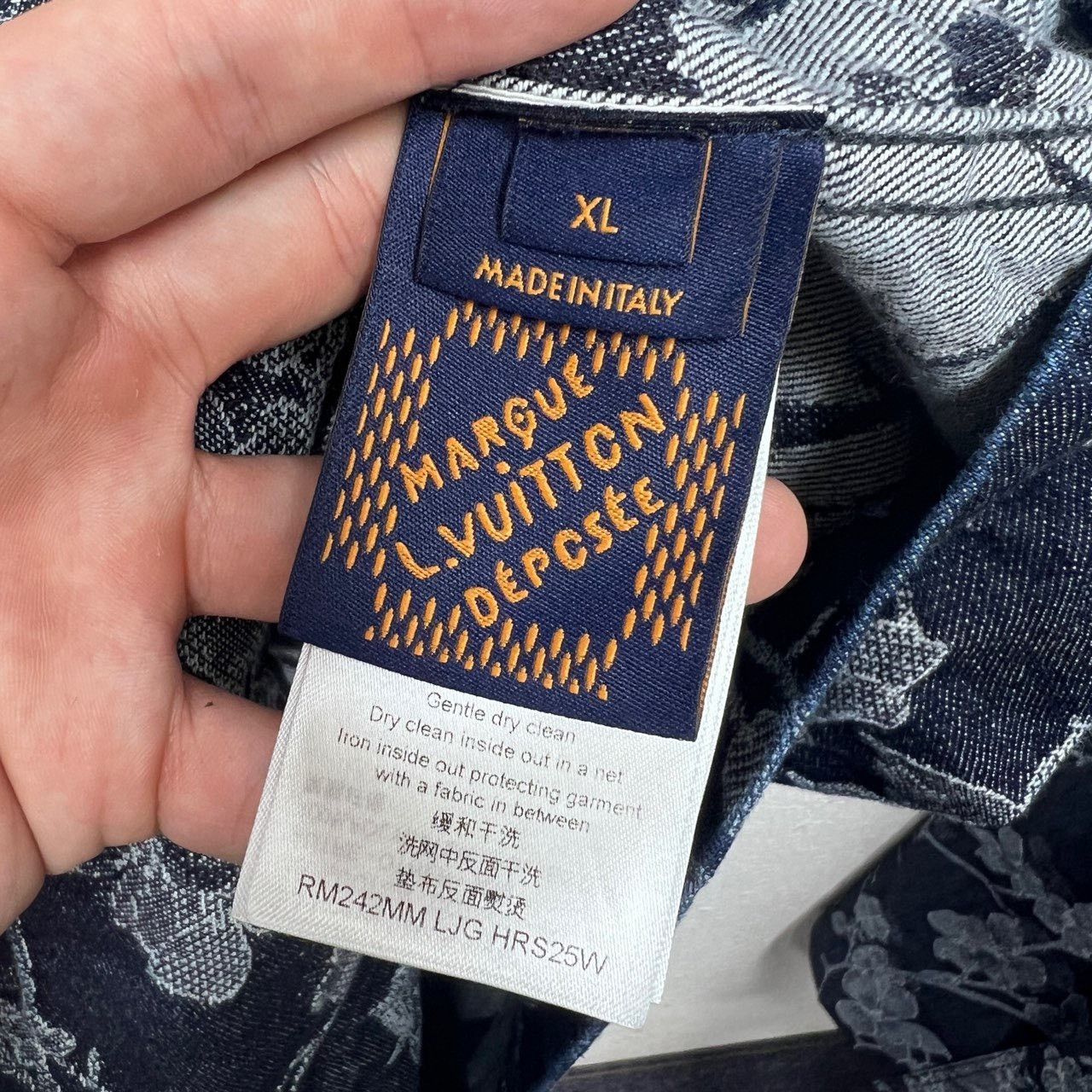 Louis Vuitton LOUIS VUITTON LV 24FW New Plant Floral Denim Short Sleeve S Size US XL / EU 56 / 4 - 5 Thumbnail