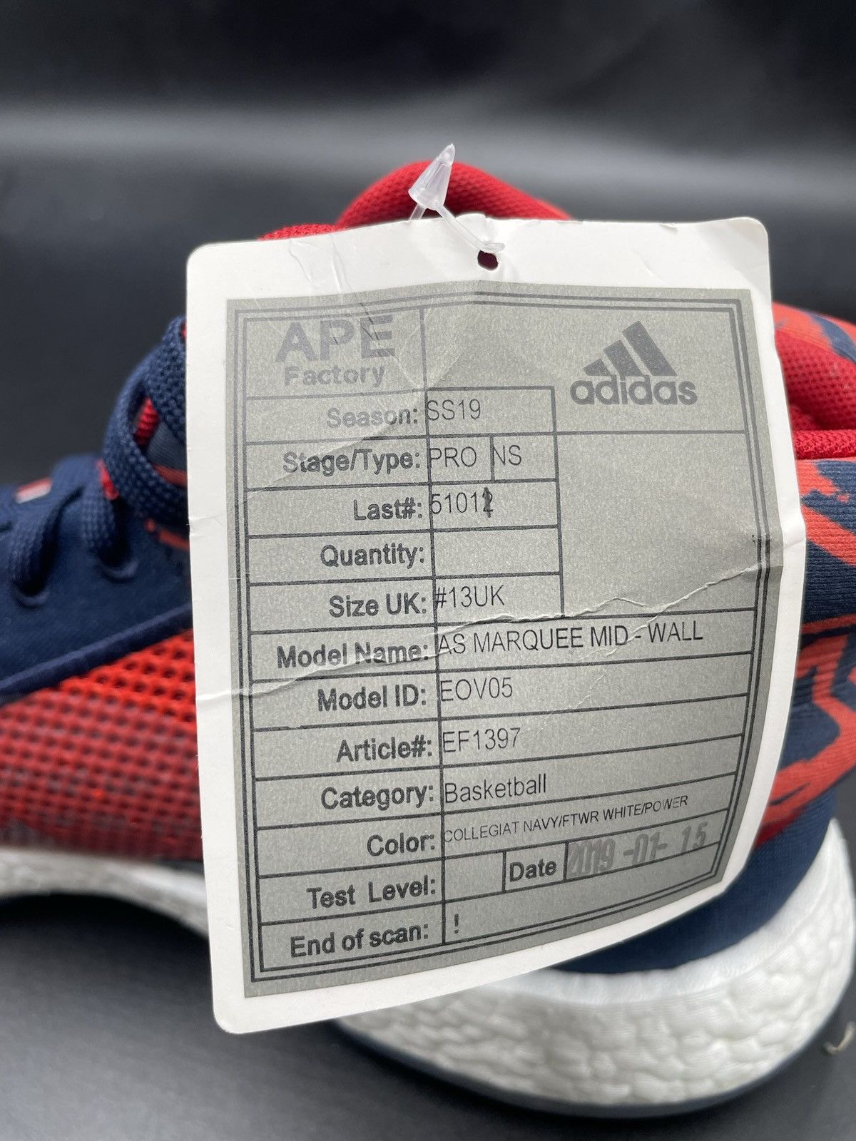 Adidas Adidas Marquee Boost John Wall PE Promo Sample sz 13.5 Size US 13 / EU 46 - 6 Thumbnail