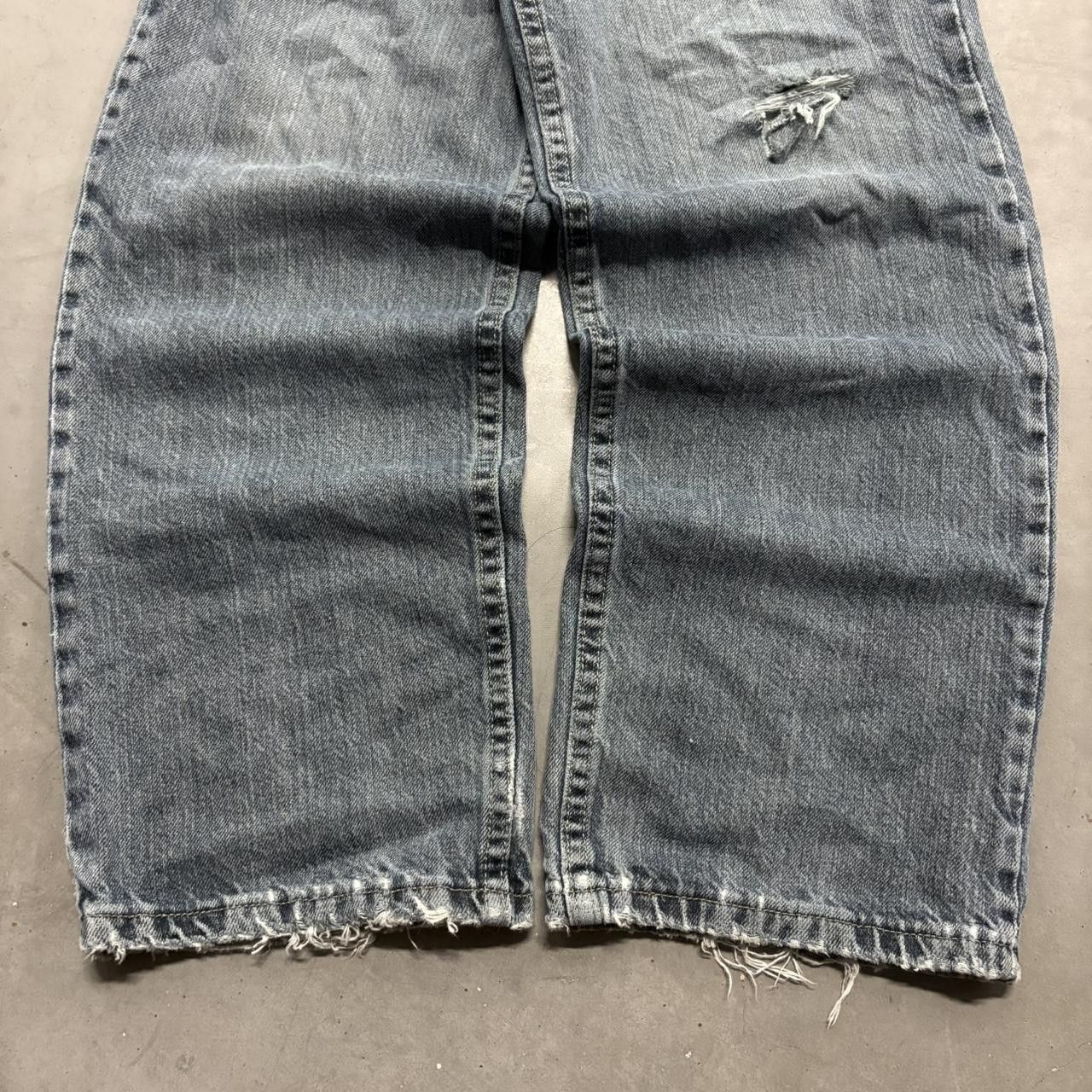Vintage Crazy Vintage Y2K/2000s Baggy Relaxed Dark Wash Denim Jeans! Size US 32 / EU 48 - 4 Thumbnail