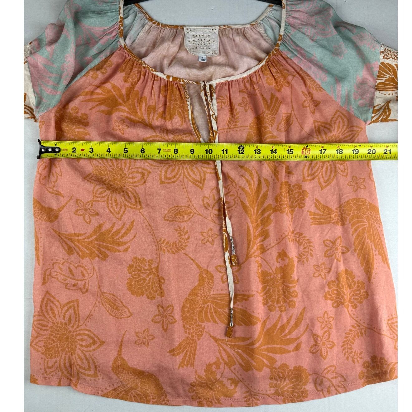 Johnny Was Johnny Was Waimea Mixed Print Peasant Top - Sc Size S / US 4 / IT 40 - 6 Thumbnail