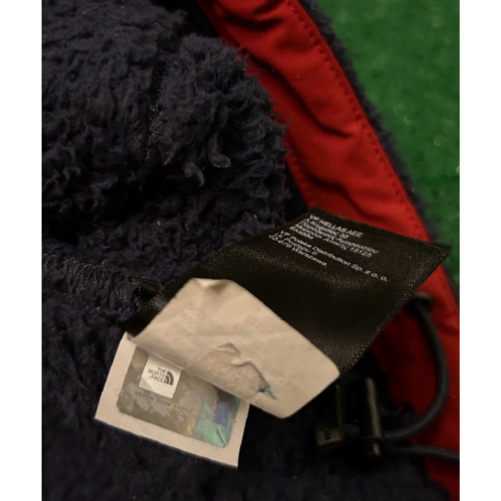 The North Face The North Face Campshire Blue Red Sherpa Fleece Pullover Hoodie Jacket Mens Sz M Size US M / EU 48-50 / 2 - 4 Thumbnail