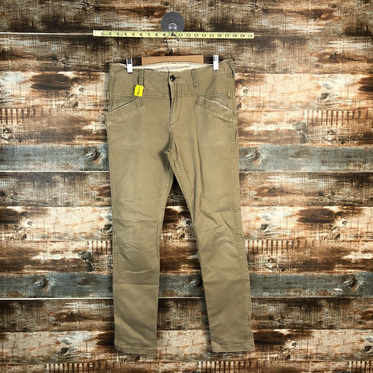 Japanese Brand DLL Ant Gauge made in japan Brown Casual Pants #C106 Size US 30 / EU 46 - 1 Thumbnail