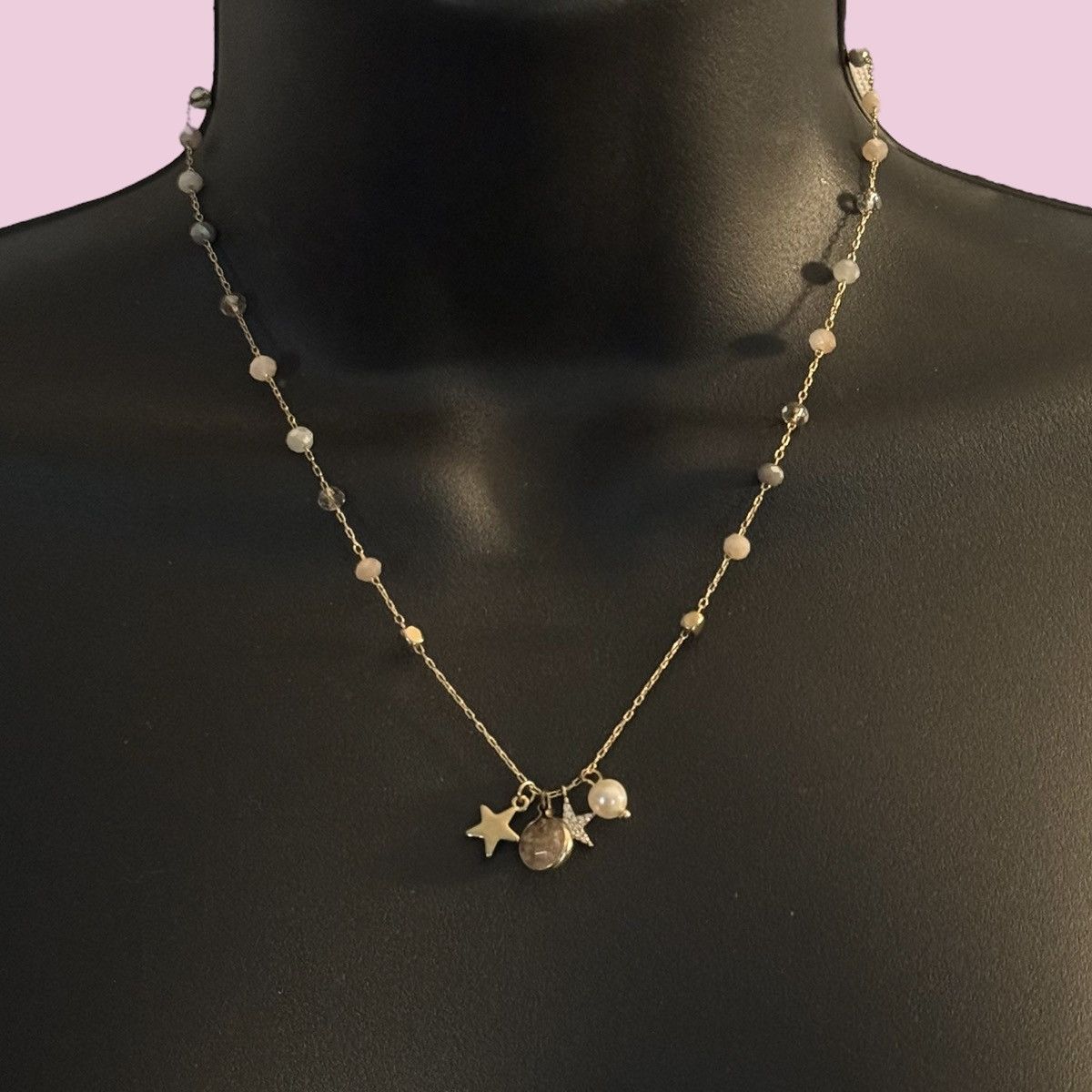 Other Alex Carol dainty station bead charm pendants necklace Size ONE SIZE - 1 Thumbnail