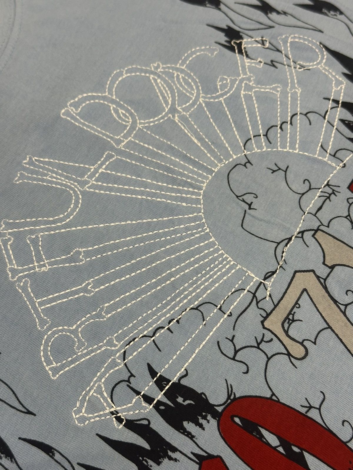 Artful Dodger Artful Dodger Carnival Print/Stitched Y2K L/S Tshirt 5XL Size US XXL / EU 58 / 5 - 6 Thumbnail
