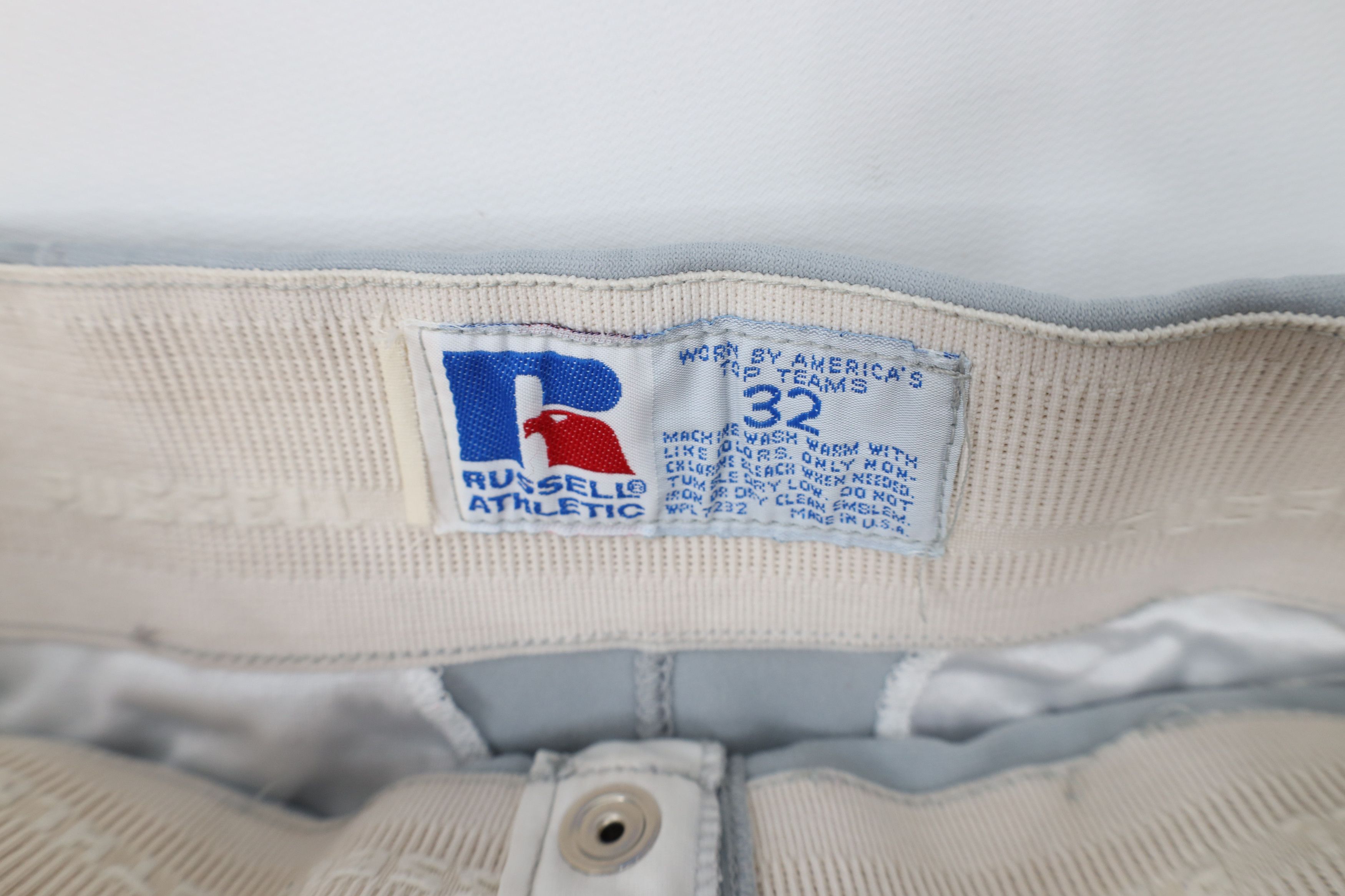Russell Athletic Vintage 90s Russell Athletic Uniform Baseball Pants Gray USA Size US 32 / EU 48 - 8 Thumbnail