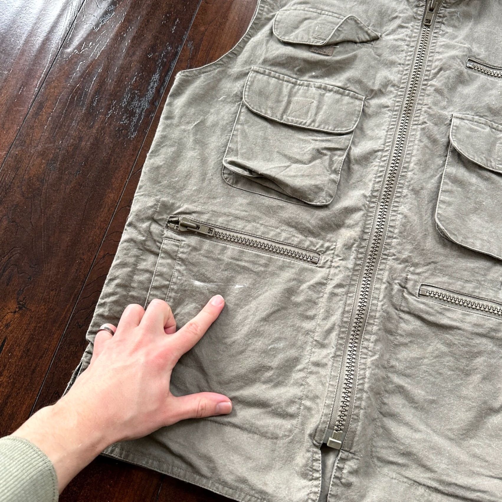 Banana Republic VINTAGE Banana Republic Vest Safari Mens S Grey 70s 80s 90s Travel Pockets Boho Retro Shirt/Tank? Size US S / EU 44-46 / 1 - 3 Thumbnail