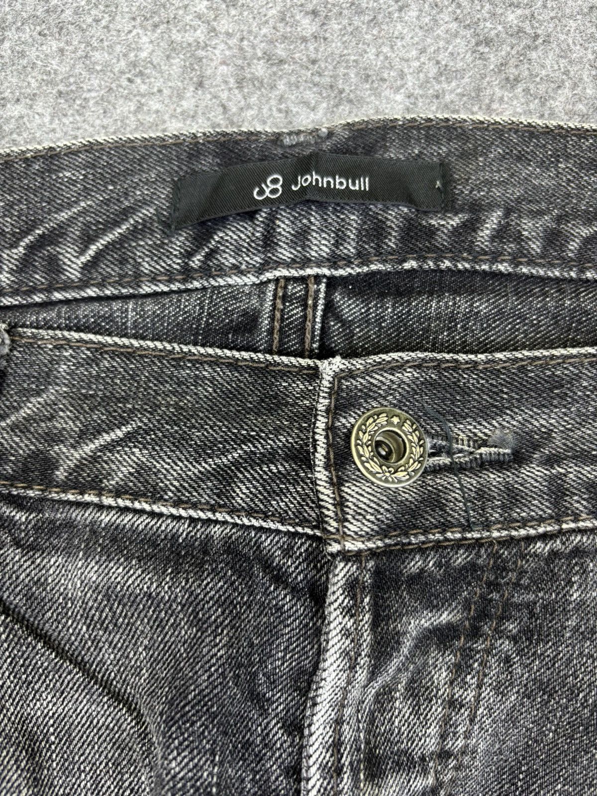 Japanese Brand Vintage Johnbull Paint Selvedge Denim F742 Size US 33 - 6 Thumbnail