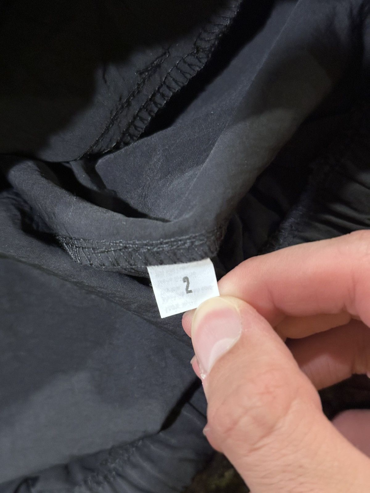 Yeezy Yeezy WB-01 04 Logo Black Windbreaker Nylon Zip Jacket Size US M / EU 48-50 / 2 - 7 Thumbnail