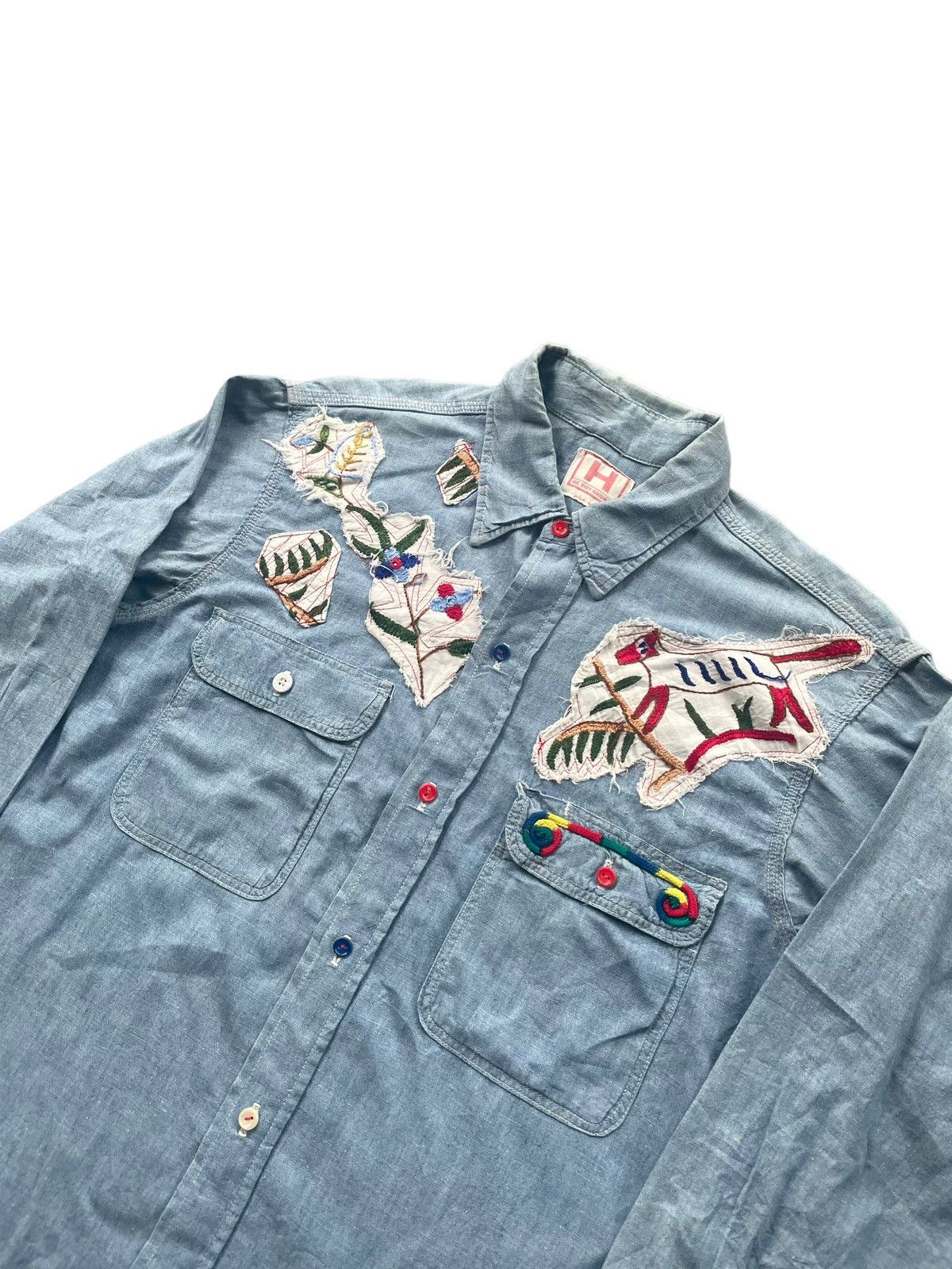 Big Mac × Designer Big Mac H Mr Very Goodman Chambary Shirt Size US M / EU 48-50 / 2 - 2 Thumbnail