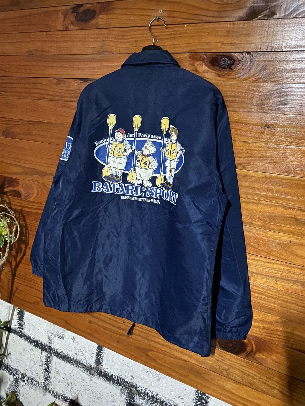 Japanese Brand Vintage Zero One Batari Sport Nylon Coach Jacket – Navy Blue Size US M / EU 48-50 / 2 - 4 Thumbnail
