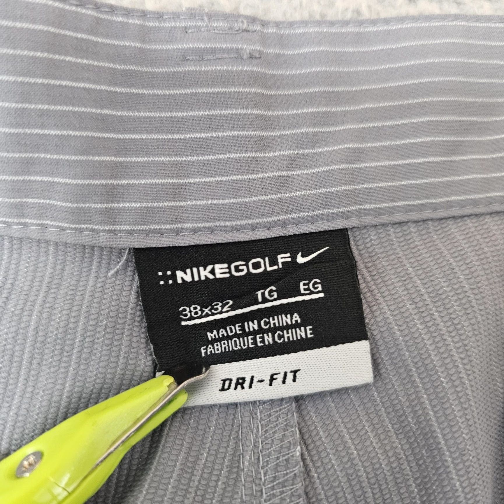 Nike Nike Golf Pants Mens 38x28 Tag 38x32 Pinstripe Dri-FIT Stretch Performance Shirt? Size US 38 / EU 54 - 3 Thumbnail