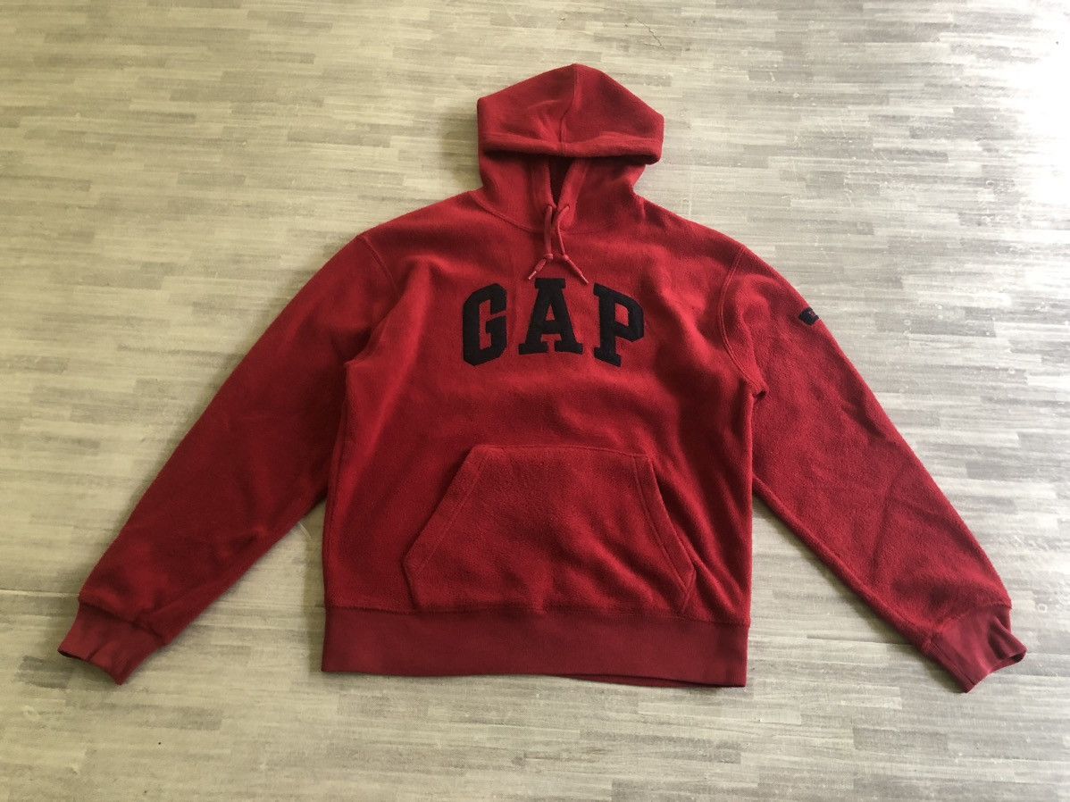 image of Gap Hoddie Fleece in Red, Men's (Size XS)