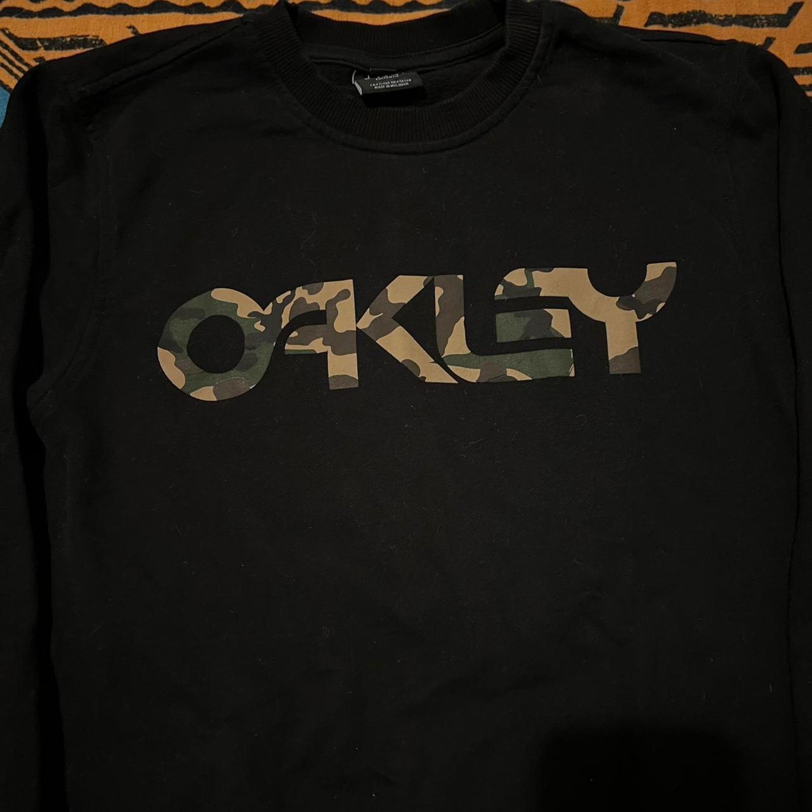 Oakley Mens oakley crewneck sweatshirt black camo sweatshirt y2k Size US S / EU 44-46 / 1 - 2 Thumbnail
