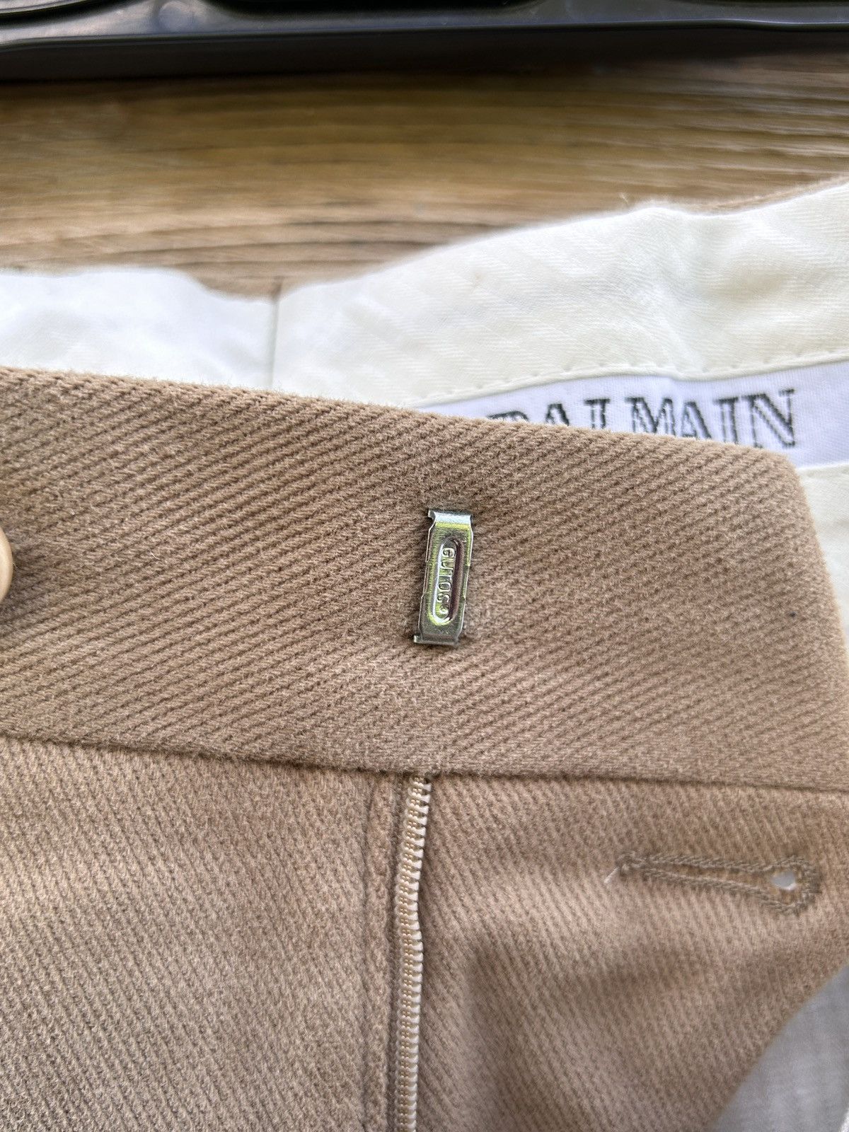 Balmain 90s Vintage Balmain Soft Material Pants Trousers Size US 34 / EU 50 - 4 Thumbnail