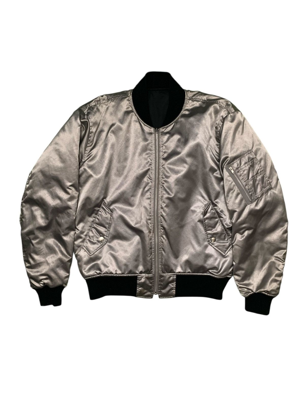 Vintage Rare Terminator Bomber Jacket Reversible Size US M / EU 48-50 / 2 - 2 Thumbnail