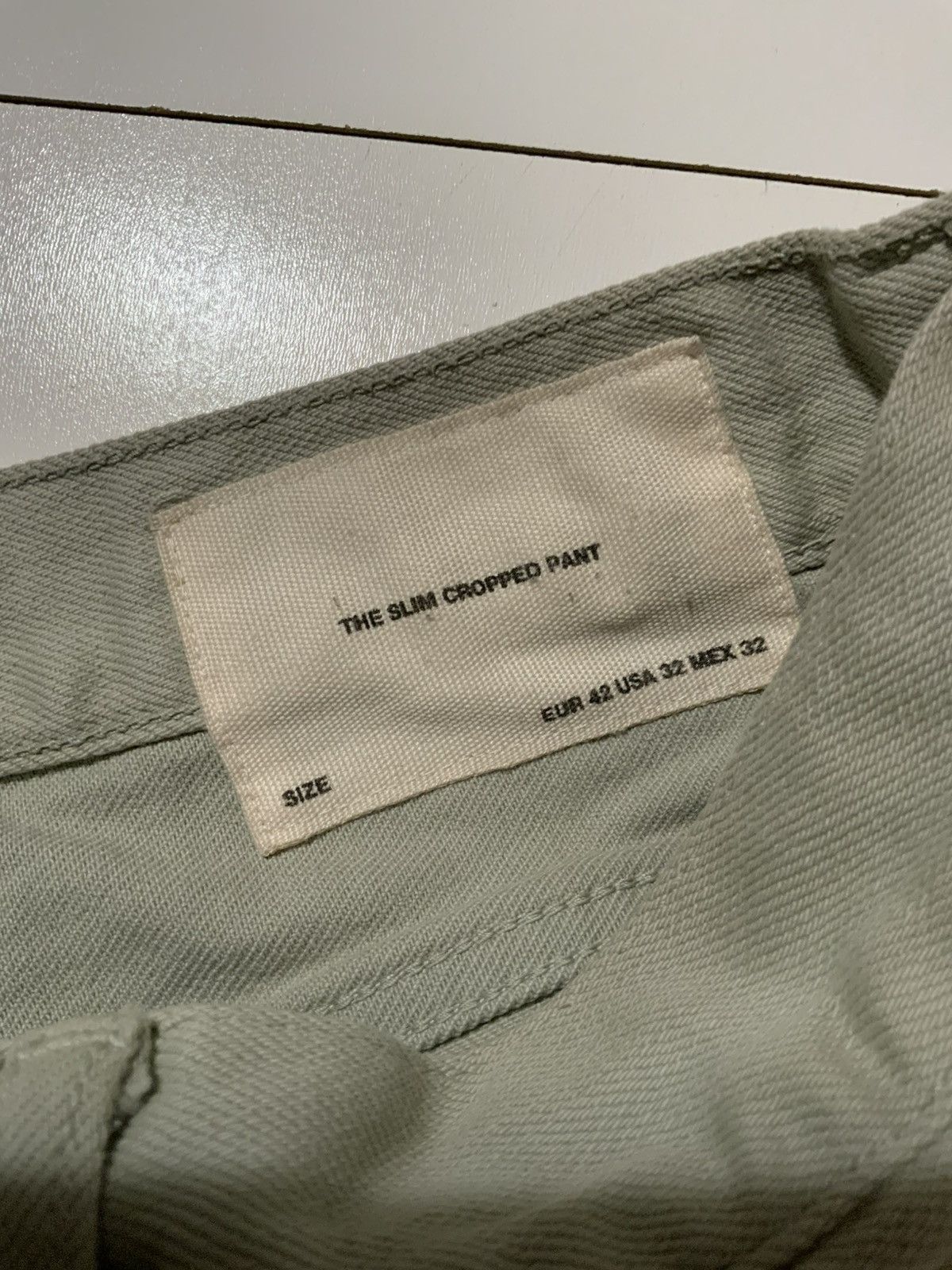 Zara Zara Man Slim Cropped Pant Raw Edge Distressed Denim Jeans Size US 32 / EU 48 - 4 Thumbnail