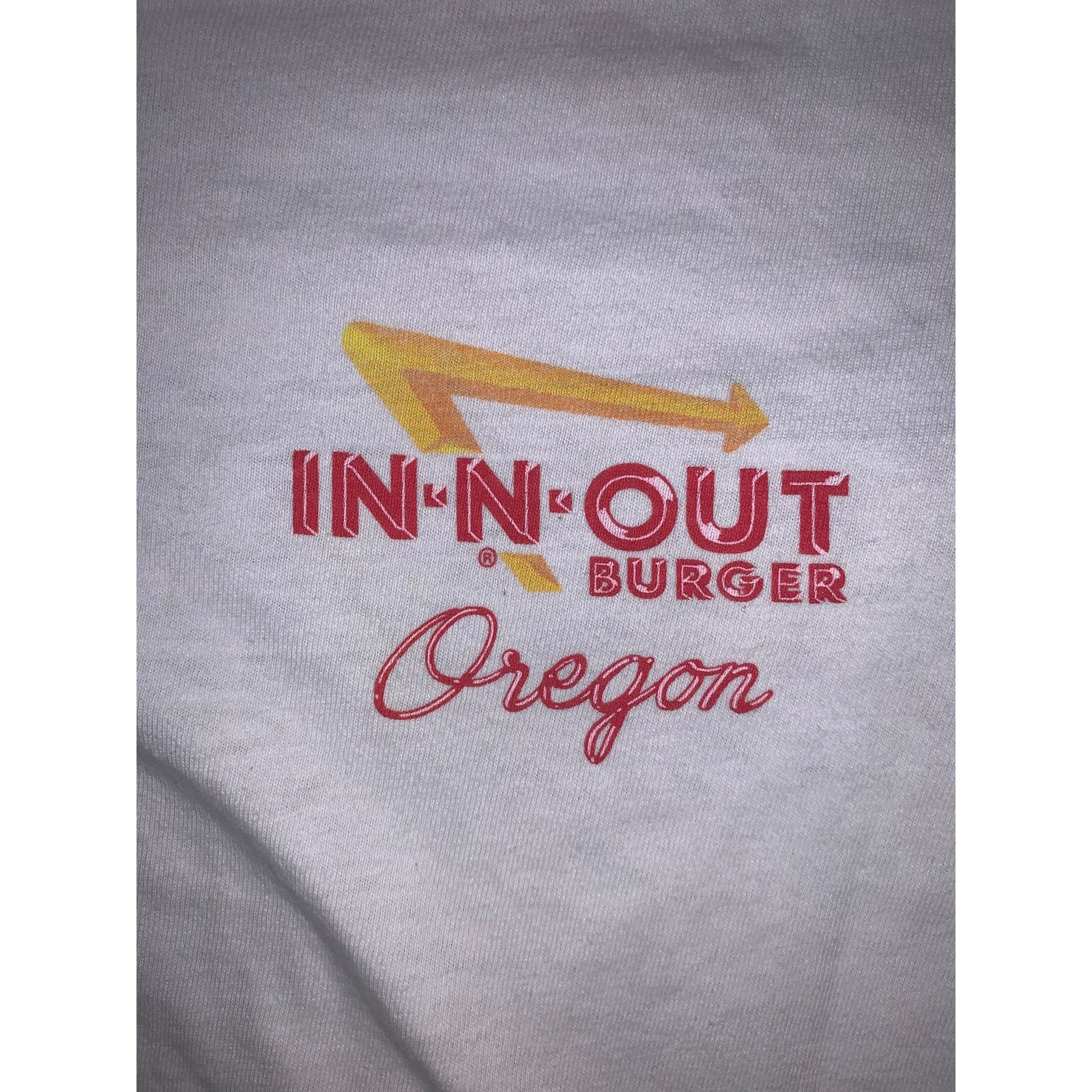 Other In-N-Out Burger Oregon T Shirt White Small Graphic Tee 23x16 Size US S / EU 44-46 / 1 - 3 Thumbnail