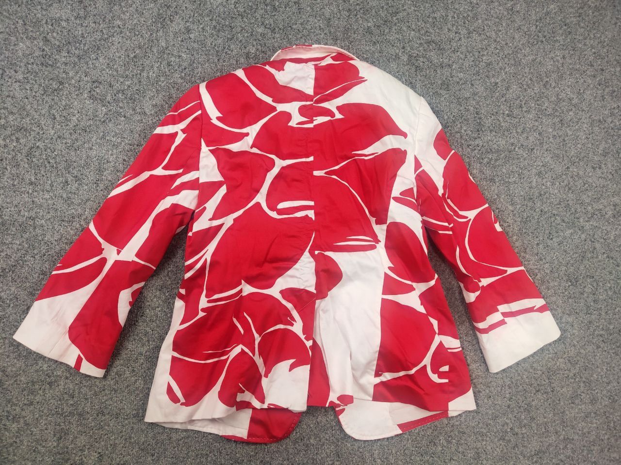 Escada Vintage 90's Escada Design blazer jacket bright red floral Size M / US 6-8 / IT 42-44 - 12 Thumbnail