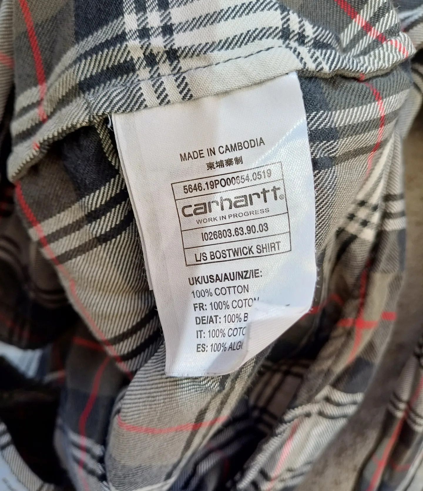 Carhartt Wip Carhartt Wip Bostwick Shirt Size US M / EU 48-50 / 2 - 5 Thumbnail