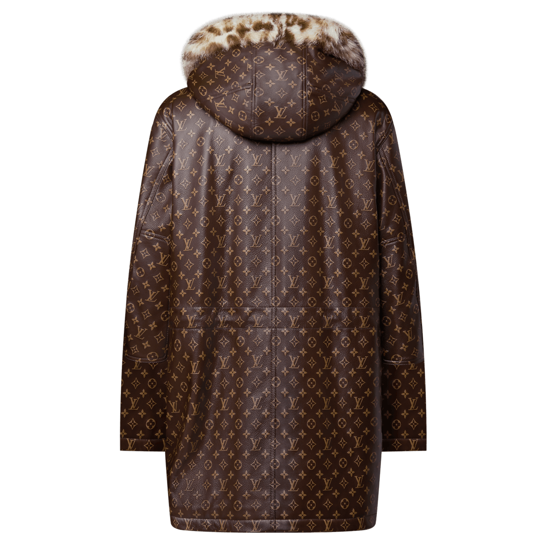 Louis Vuitton Monogram Leather Parka Size US L / EU 52-54 / 3 - 2 Thumbnail