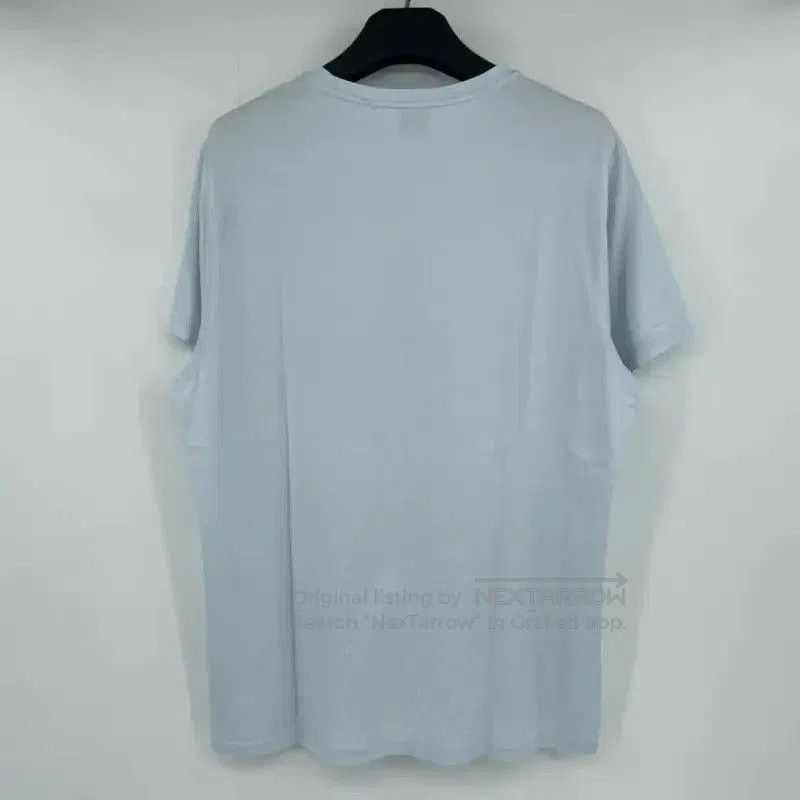 Burberry Burberry Light Blue Cotton Short Sleeve T-Shirt. Size US XXL / EU 58 / 5 - 2 Thumbnail