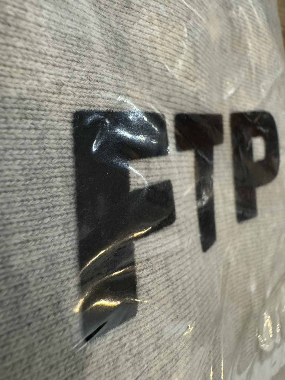 Fuck The Population FTP Flocked Logo Pullover (Heather Grey) Size US L / EU 52-54 / 3 - 5 Thumbnail
