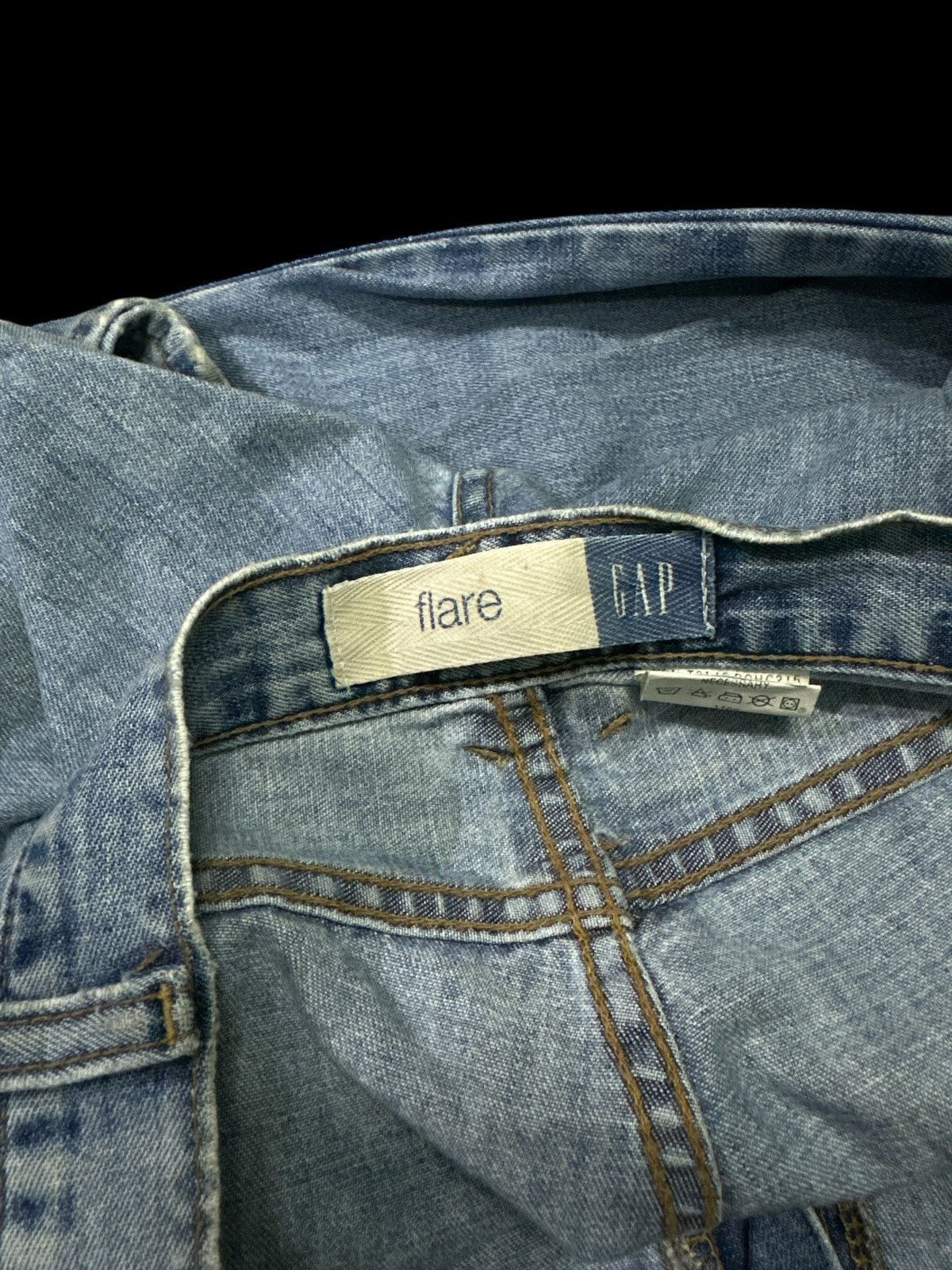 Vintage Flare Bootcut 90s Gap Double Pocket 💥❗️ Size US 32 / EU 48 - 4 Thumbnail