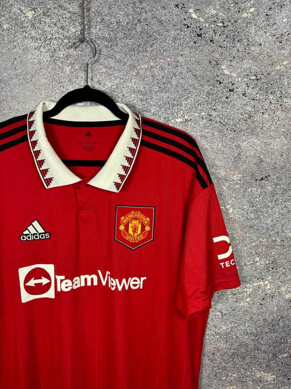 Adidas Manchester United 2022/23 Home Adidas Soccer Jersey XL Size Size US XL / EU 56 / 4 - 2 Thumbnail