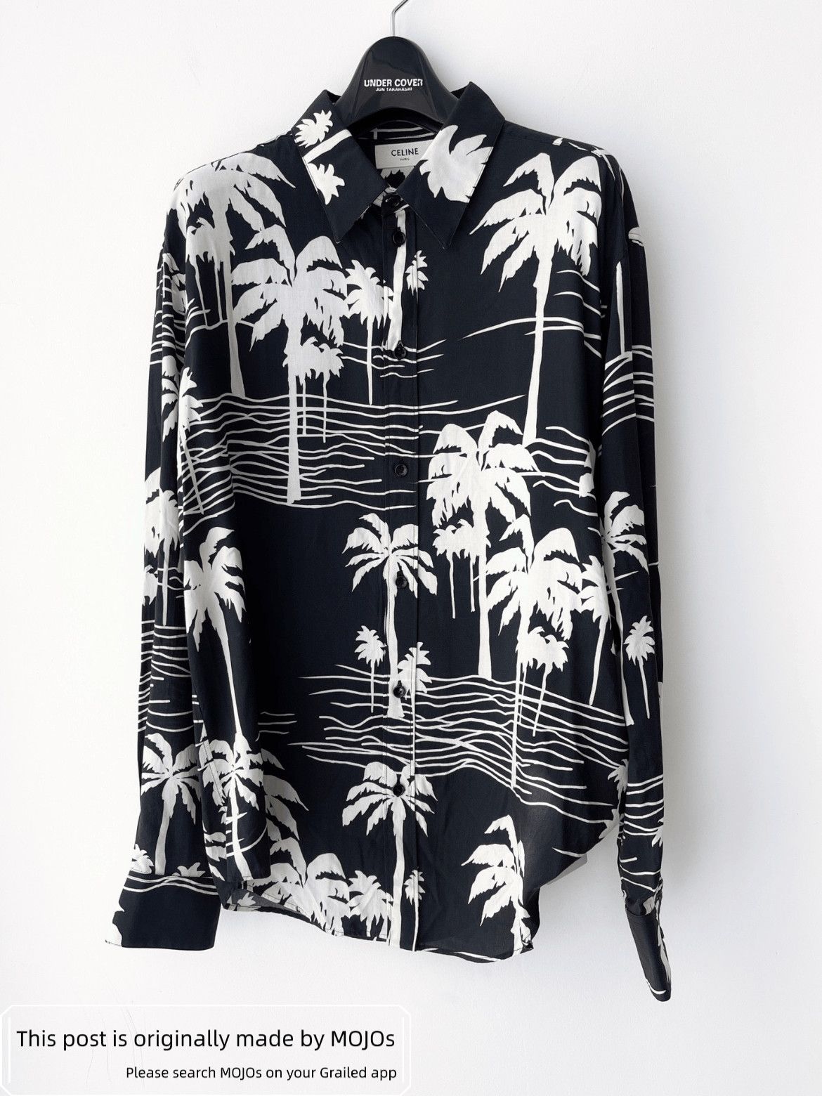 Celine Sz 41 Saint Laurent Paris Palm Tree Shirt Size US L / EU 52-54 / 3 - 1 Thumbnail
