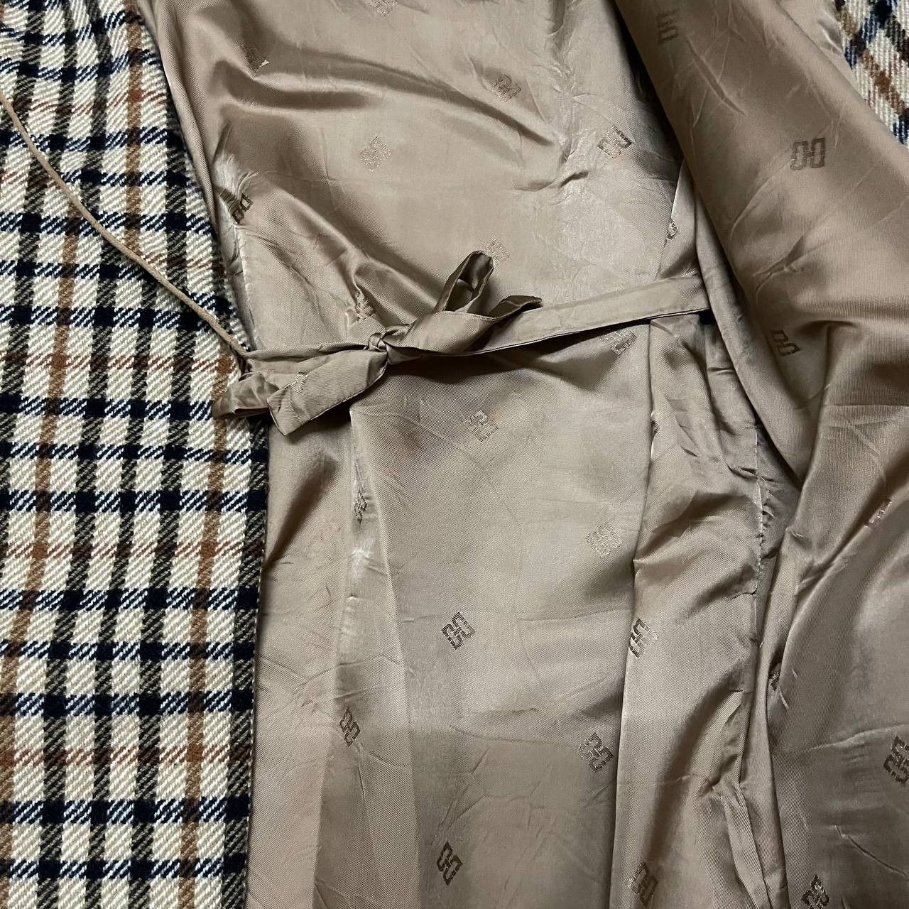 DAKS Vintage Daks London Checkered Wool Bathrobe Size US L / EU 52-54 / 3 - 6 Thumbnail